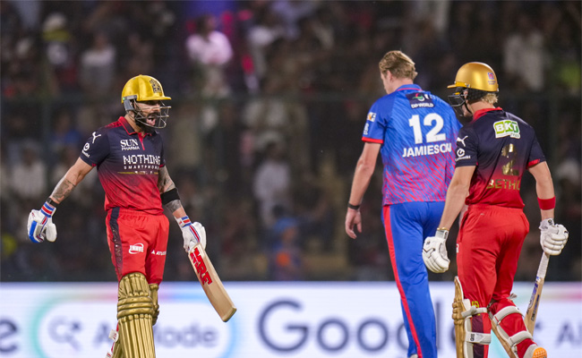 RCB beat DC by 9 wickets in IPL
